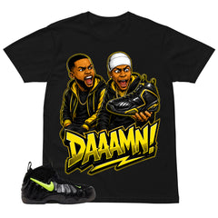 Graphic Tee to Match Air Foamposite Pro Voltage | Daaamn Sneaker Shirt | Zadago