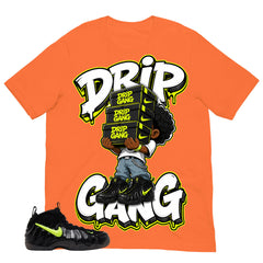 Graphic Tee to Match Air Foamposite Pro Voltage | Drip Gang Shirt | Zadago