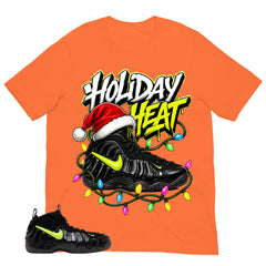 Graphic Tee to Match Air Foamposite Pro Voltage | Holiday Heat Shirt | Zadago