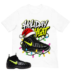 Graphic Tee to Match Air Foamposite Pro Voltage | Holiday Heat Shirt | Zadago