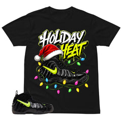 Graphic Tee to Match Air Foamposite Pro Voltage | Holiday Heat Shirt | Zadago