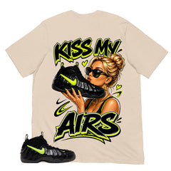 Graphic Tee to Match Air Foamposite Pro Voltage | Kiss My Airs Shirt | Zadago