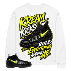 Graphic Tee to Match Air Foamposite Pro Voltage | Kream Kicks Shirt | Zadago