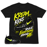 Graphic Tee to Match Air Foamposite Pro Voltage | Kream Kicks Shirt | Zadago