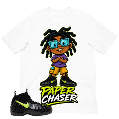 Graphic Tee to Match Air Foamposite Pro Voltage | Paper Chaser Shirt | Zadago
