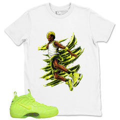 Graphic Tee to Match Air Foamposite Volt | Air Baller Shirt | Zadago