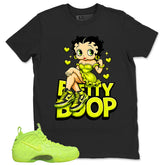 Graphic Tee to Match Air Foamposite Volt | Betty Boop Shirt | Zadago