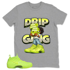 Graphic Tee to Match Air Foamposite Volt | Drip Gang Shirt | Zadago