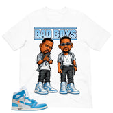 Graphic Tee to Match Air Jordan 1 Off White UNC | Bad Boys Shirt | Zadago