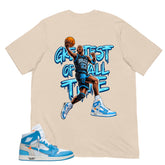Graphic Tee to Match Air Jordan 1 Off White UNC | Greatest Of All Time Shirt | Zadago