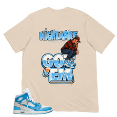 Graphic Tee to Match Air Jordan 1 Off White UNC | Nightmare On Elm Street Shirt | Zadago