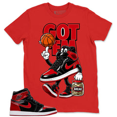 Graphic Tee to Match Patent Bred 1s - Got Em Bread Shirt