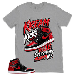 Graphic Tee to Match Patent Bred 1s - Kream Kicks Shirt