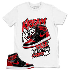 Graphic Tee to Match Patent Bred 1s - Kream Kicks Shirt