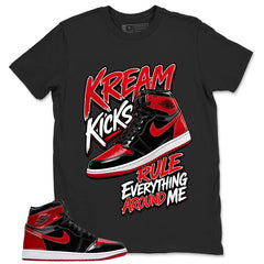 Graphic Tee to Match Patent Bred 1s - Kream Kicks Shirt