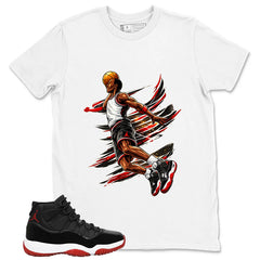 Graphic Tee to Match Air Jordan 11 Bred | Air Baller Shirt | Zadago