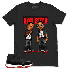 Graphic Tee to Match Air Jordan 11 Bred | Bad Boys Shirt | Zadago