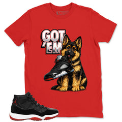 Graphic Tee to Match Air Jordan 11 Bred | Got 'Em Gs Shirt | Zadago