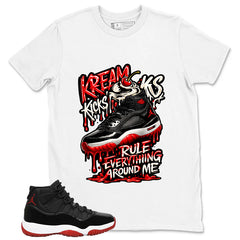 Graphic Tee to Match Air Jordan 11 Bred | Kream Kicks Shirt | Zadago