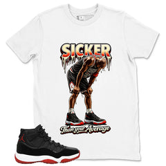 Graphic Tee to Match Air Jordan 11 Bred | Sicker Shirt | Zadago