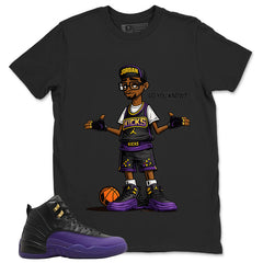 Graphic Tee to Match Air Jordan 12 Field Purple | Do You Know Kicks Shirt | Zadago