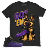 Graphic Tee to Match Air Jordan 12 Field Purple | Got 'Em GS Shirt | Zadago