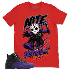 Graphic Tee to Match Air Jordan 12 Field Purple | Just Kill It Shirt | Zadago