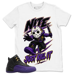 Graphic Tee to Match Air Jordan 12 Field Purple | Just Kill It Shirt | Zadago