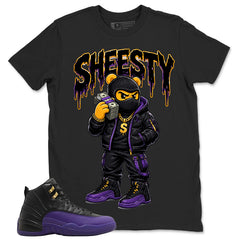 Graphic Tee to Match Air Jordan 12 Field Purple | Sheesty Shirt | Zadago