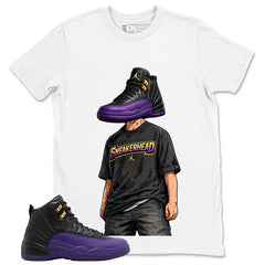 Graphic Tee to Match Air Jordan 12 Field Purple | Sneakerhead Shirt | Zadago