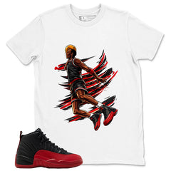 Graphic Tee to Match Air Jordan 12 Flu Game | Air Baller Shirt | Zadago