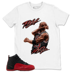 Graphic Tee to Match Air Jordan 12 Flu Game | Flight Legend Shirt | Zadago