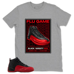 Graphic Tee to Match Air Jordan 12 Flu Game | Flu Game Shirt | Zadago