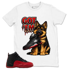 Graphic Tee to Match Air Jordan 12 Flu Game | Got 'Em GS Shirt | Zadago