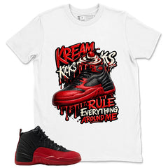 Graphic Tee to Match Air Jordan 12 Flu Game | Kream Kicks Shirt | Zadago