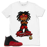 Graphic Tee to Match Air Jordan 12 Flu Game | Paper Chaser Shirt | Zadago