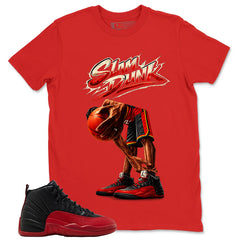 Graphic Tee to Match Air Jordan 12 Flu Game | Slam Dunk Shirt | Zadago