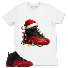 Graphic Tee to Match Air Jordan 12 Flu Game | Sneaker Light Shirt | Zadago