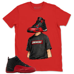 Graphic Tee to Match Air Jordan 12 Flu Game | Sneakerhead Shirt | Zadago