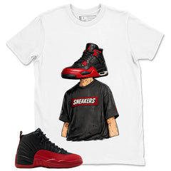 Graphic Tee to Match Air Jordan 12 Flu Game | Sneakerhead Shirt | Zadago