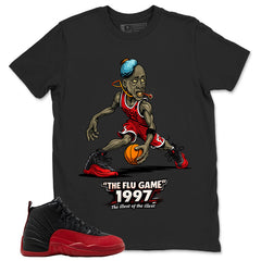 Graphic Tee to Match Air Jordan 12 Flu Game | The Flu Game Shirt | Zadago