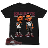 Graphic Tee to Match Air Jordan 5 Burgundy | Bad Boys Shirt | Zadago