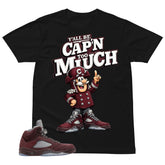 Graphic Tee to Match Air Jordan 5 Burgundy | Finesse The Bag Shirt | Zadago
