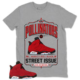 Graphic Tee to Match Air Jordan 6 Toro Bravo | Pollinators Shirt | Zadago