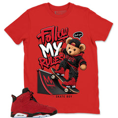 Graphic Tee to Match Air Jordan 6 Toro Bravo | Skate Boy Shirt | Zadago