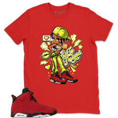 Graphic Tee to Match Air Jordan 6 Toro Bravo | Talk To The Hand Shirt | Zadago