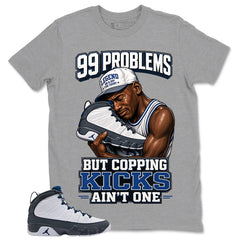 Graphic Tee to Match Flint Grey 9s - 99 Problems Shirt
