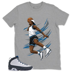 Graphic Tee to Match Flint Grey 9s - Air Baller Shirt