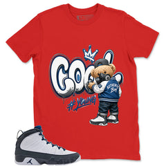 Graphic Tee to Match Flint Grey 9s - Cool Boy Shirt