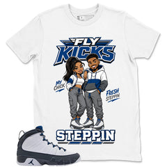 Graphic Tee to Match Flint Grey 9s - Fly Kicks Shirt